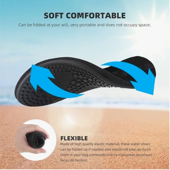 Water Shoes for Women Men Quick-Dry Aqua Socks Swim Beach Barefoot Yoga Exercise - Picture 3 of 6